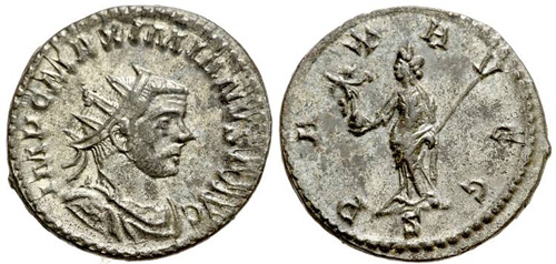 maximianus roman coin antoninianus